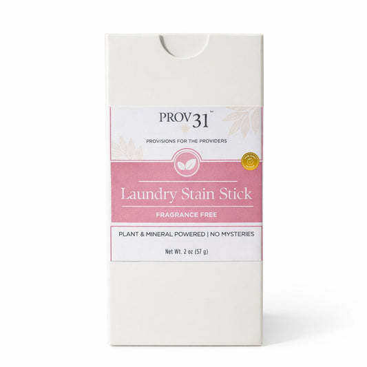 PROV 31 Home laundry stain stick packaging on a white background