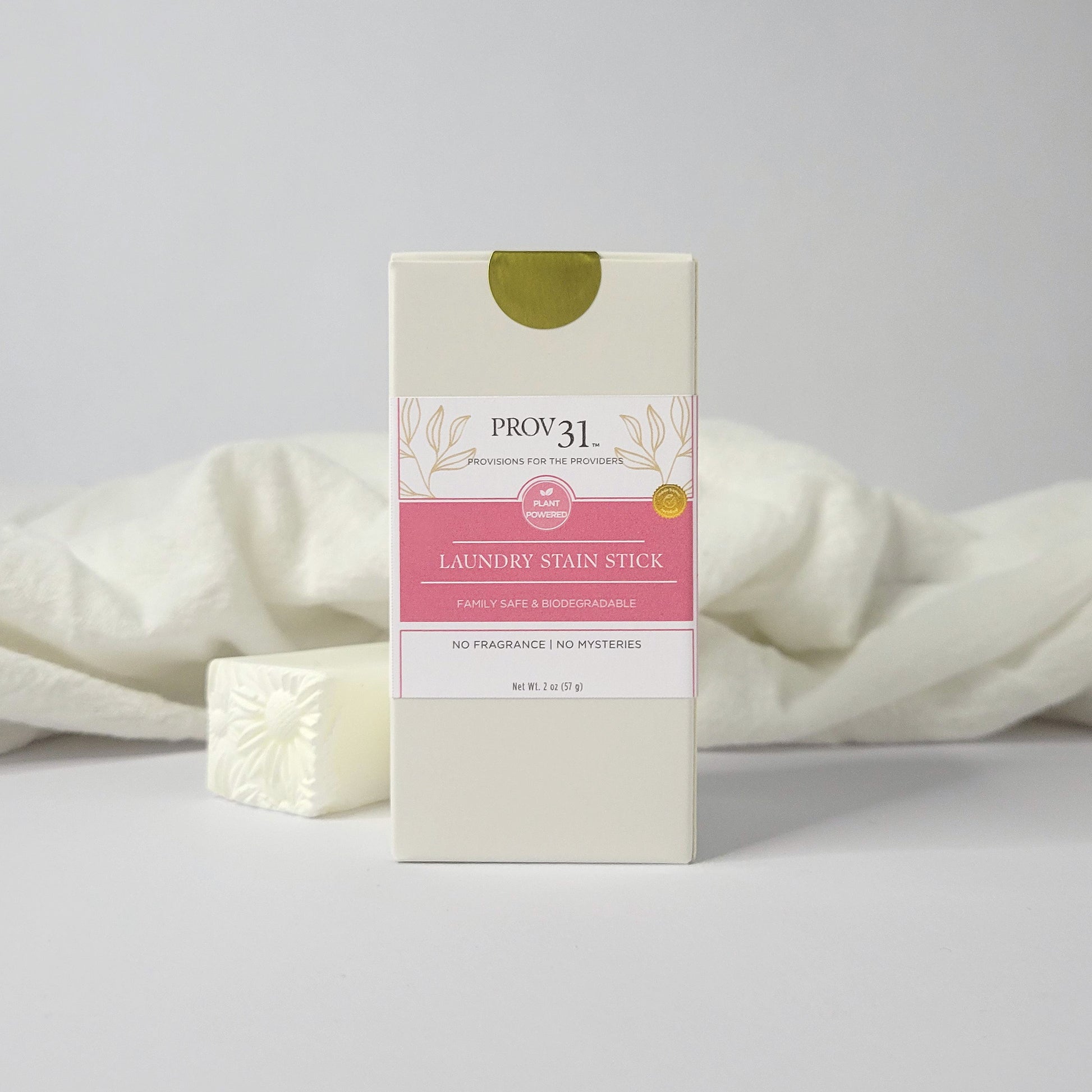 PROV 31 laundry stain stick packaging with a white background