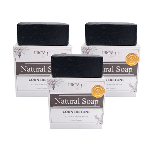 Natural Soap: Cornerstone (3-Pack)