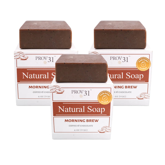Natural Soap: Morning Brew (3-Pack)