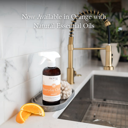 Everyday Cleaner: Now Available in Orange Scent with Natural Essential Oils